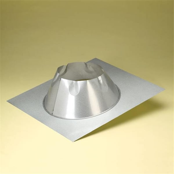 Integra Miltex M & G Duravent 6DP-F6 6 Inch Dura-Vent Dura/plus Flashing 0/12-6/12 Galvalume Storm Collar Not Included 69666 - main